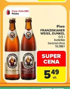 Piwo Franziskaner Weiss +1 wariant