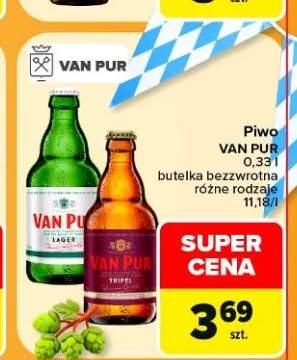 Piwo Van Pur Lager +1 wariant