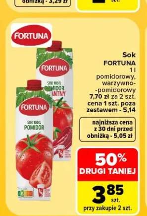 Sok Fortuna pomidorowy +1 wariant
