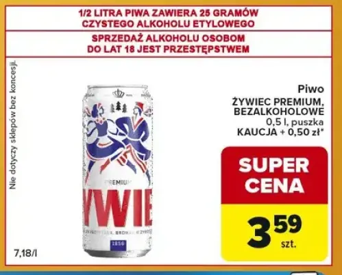 Piwo Żywiec Premium +1 wariant
