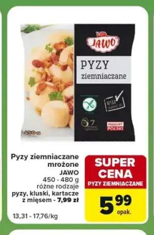 Pyzy ziemniaczane mrożone Jawo +3 warianty