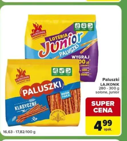 Paluszki solone Lajkonik +1 wariant