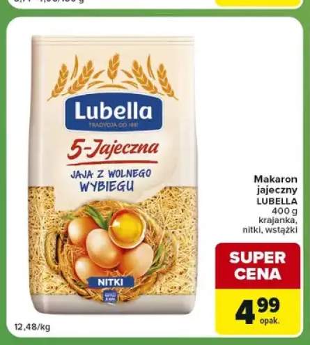 Makaron jajeczny krajanka Lubella +2 warianty