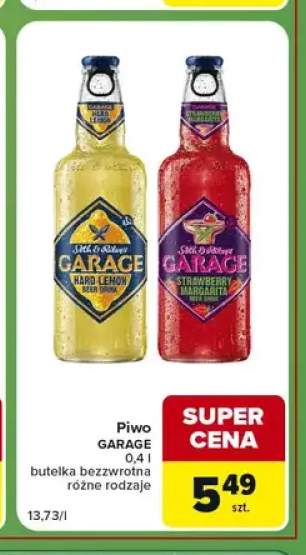 Piwo Garage Hard Lemon +1 wariant