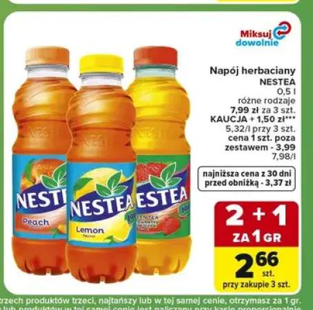 Napój herbaciany Nestea Peach +2 warianty