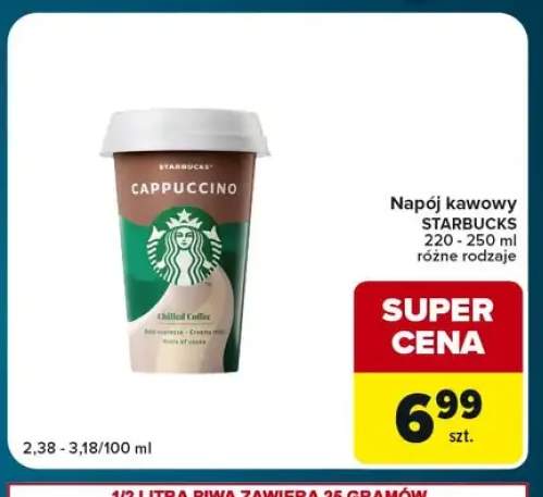 Napój kawowy Starbucks
