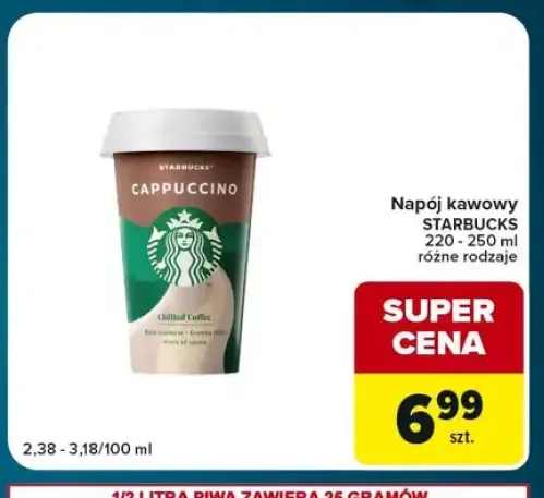 Napój kawowy Starbucks