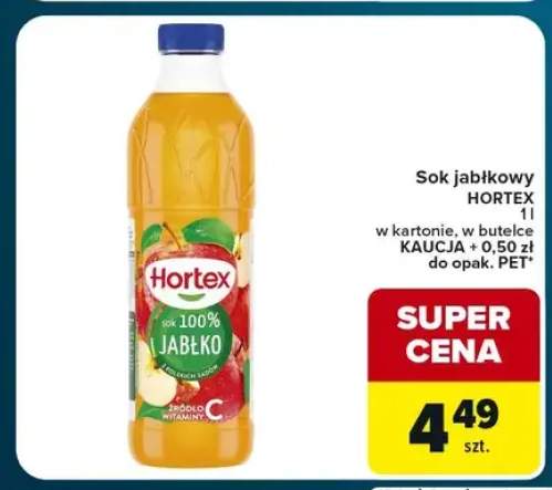 Sok jabłkowy Hortex w kartonie +1 wariant
