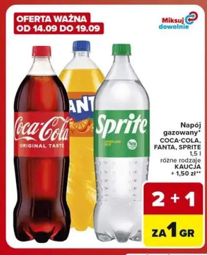 Napój gazowany Coca-Cola +2 warianty