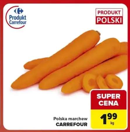 Polska marchew Carrefour