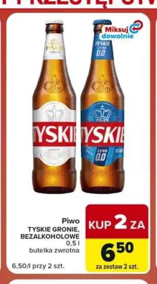 Piwo Tyskie Gronie +1 wariant
