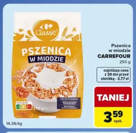 Pszenica w miodzie Carrefour