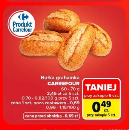 Bułka grahamka Carrefour