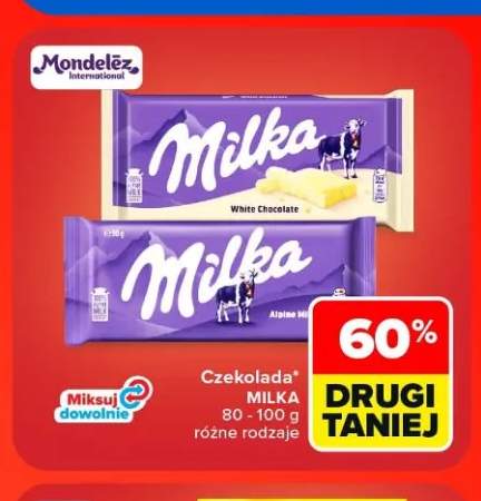 Czekolada Milka White Chocolate +1 wariant