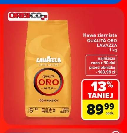 Kawa ziarnista Qualità Oro Lavazza