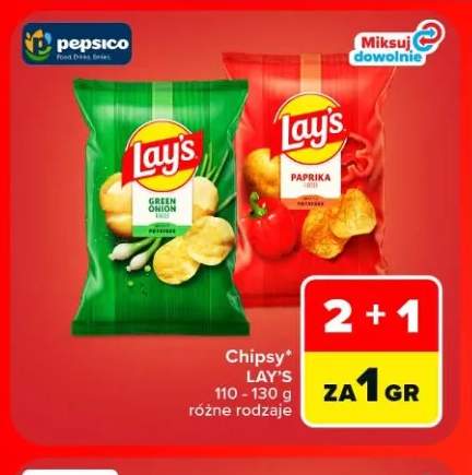 Chipsy Lay's Green Onion +1 wariant