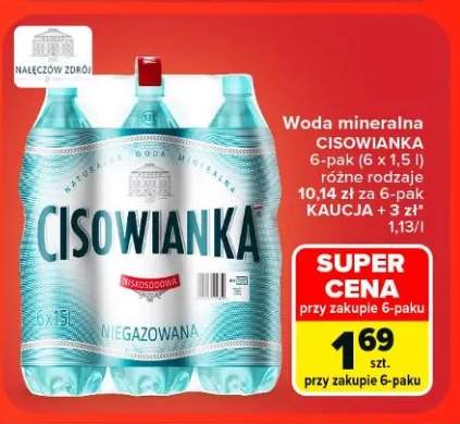 Woda mineralna Cisowianka 6-pak