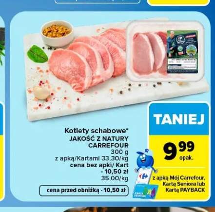 Kotlety schabowe Jakość z Natury Carrefour