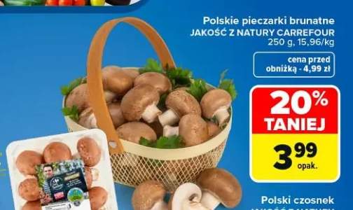 Pieczarki brunatne polskie Jakość z Natury Carrefour