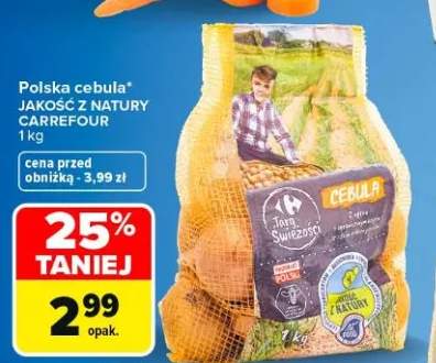 Cebula polska Jakość z Natury Carrefour
