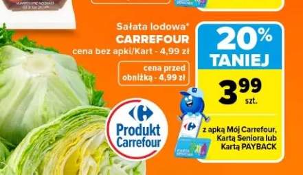 Sałata lodowa Carrefour