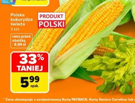 Kukurydza świeża polska 3-pak