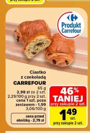 Ciastko z czekoladą Carrefour