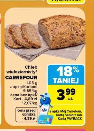 Chleb wieloziarnisty Carrefour
