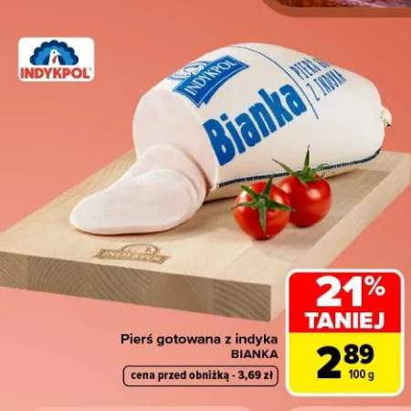Pierś gotowana z indyka Bianka Indykpol