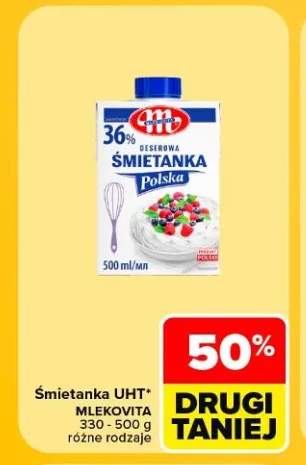 Śmietanka UHT Mlekovita