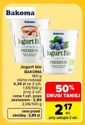 Jogurt bio Bakoma