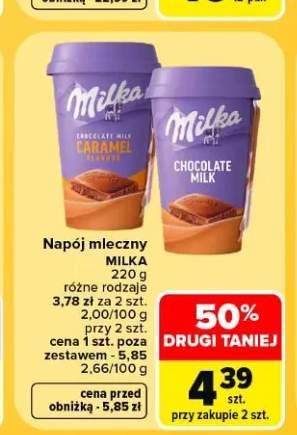 Napój mleczny Milka