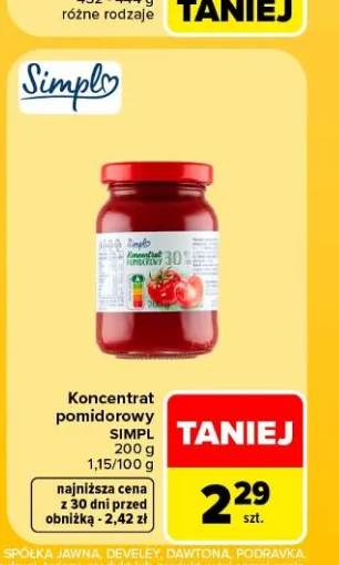 Koncentrat pomidorowy Simpl