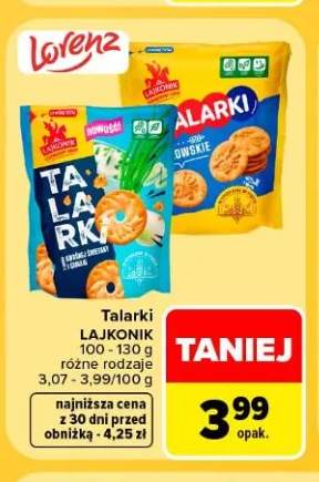 Talarki Lajkonik o smaku kwaśnej śmietany z cebulką +1 wariant
