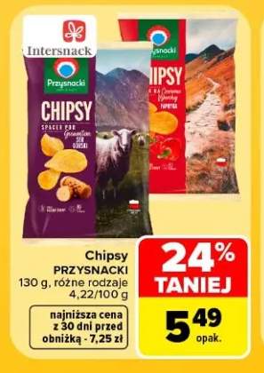 Chipsy Przysnacki Spacer pod Giewontem ser górski +1 wariant