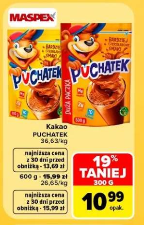 Kakao Puchatek 600 g +1 wariant