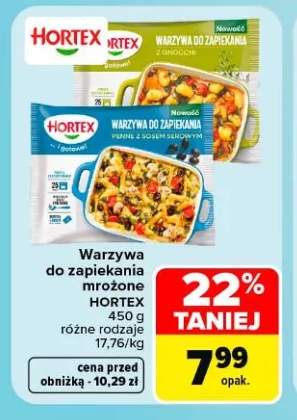 Warzywa do zapiekania mrożone Hortex