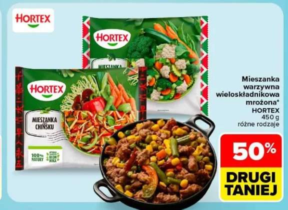 Mieszanka warzywna wieloskładnikowa mrożona Hortex