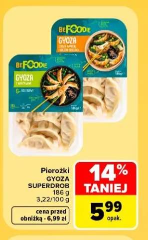 Pierożki Gyoza z warzywami SuperDrob +1 wariant