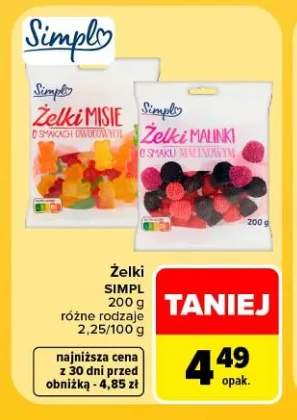 Żelki Simpl