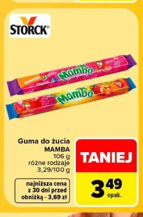 Guma do żucia Mamba