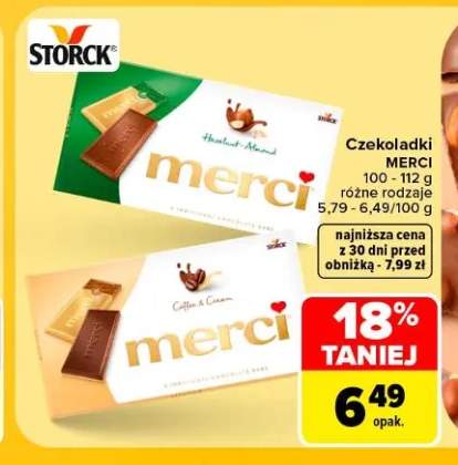 Czekoladki Merci
