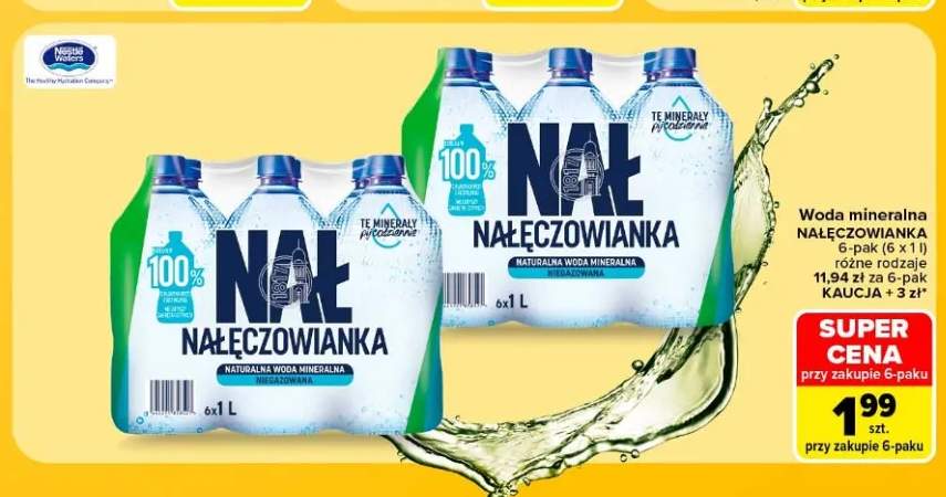 Woda mineralna Nałęczowianka 6-pak