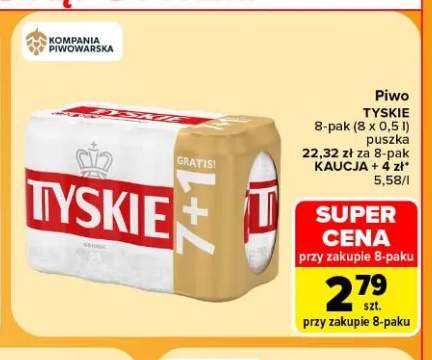 Piwo Tyskie 8-pak