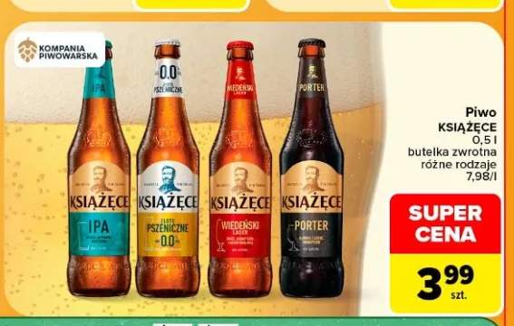 Piwo Książęce IPA +3 warianty