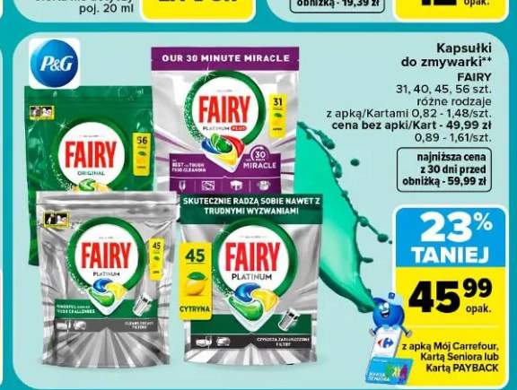 Kapsułki do zmywarki Fairy
