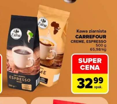 Kawa ziarnista Carrefour Creme +1 wariant