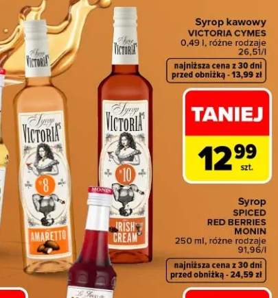 Syrop kawowy Victoria Cymes Amaretto +1 wariant