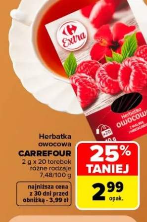 Herbatka owocowa Carrefour