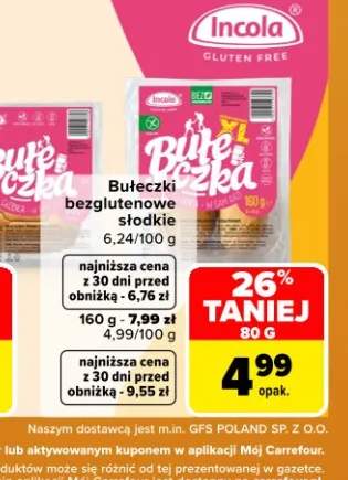 Bułeczki bezglutenowe słodkie Incola